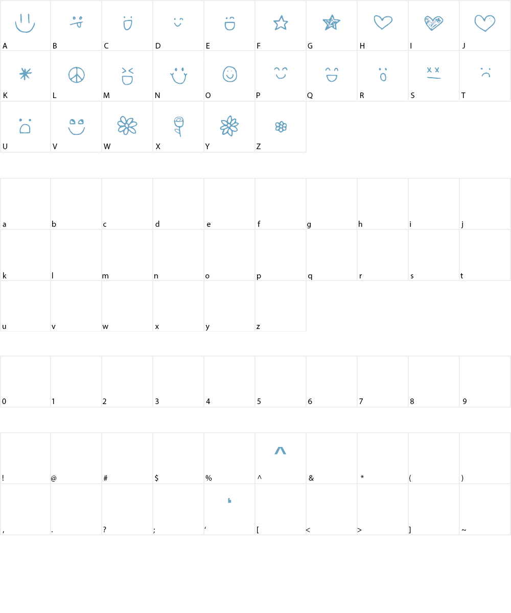 Smileysetc Font Character
